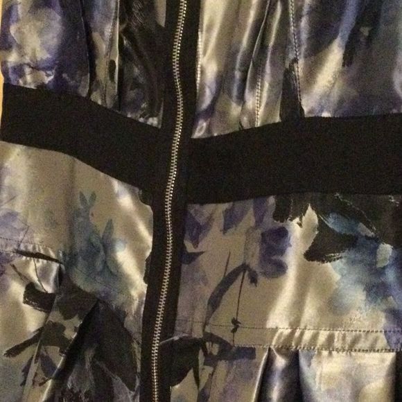 Carmen Marc valvo print satin multi print dress - Picture 6 of 9